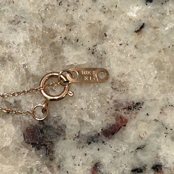 10K Gold/Rose Gold Cross Necklace - Picture 5 of 6